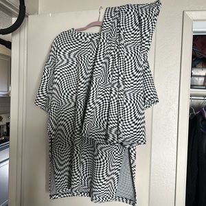 Groovy Checkerboard Dressed in Lala leveled up playsuit